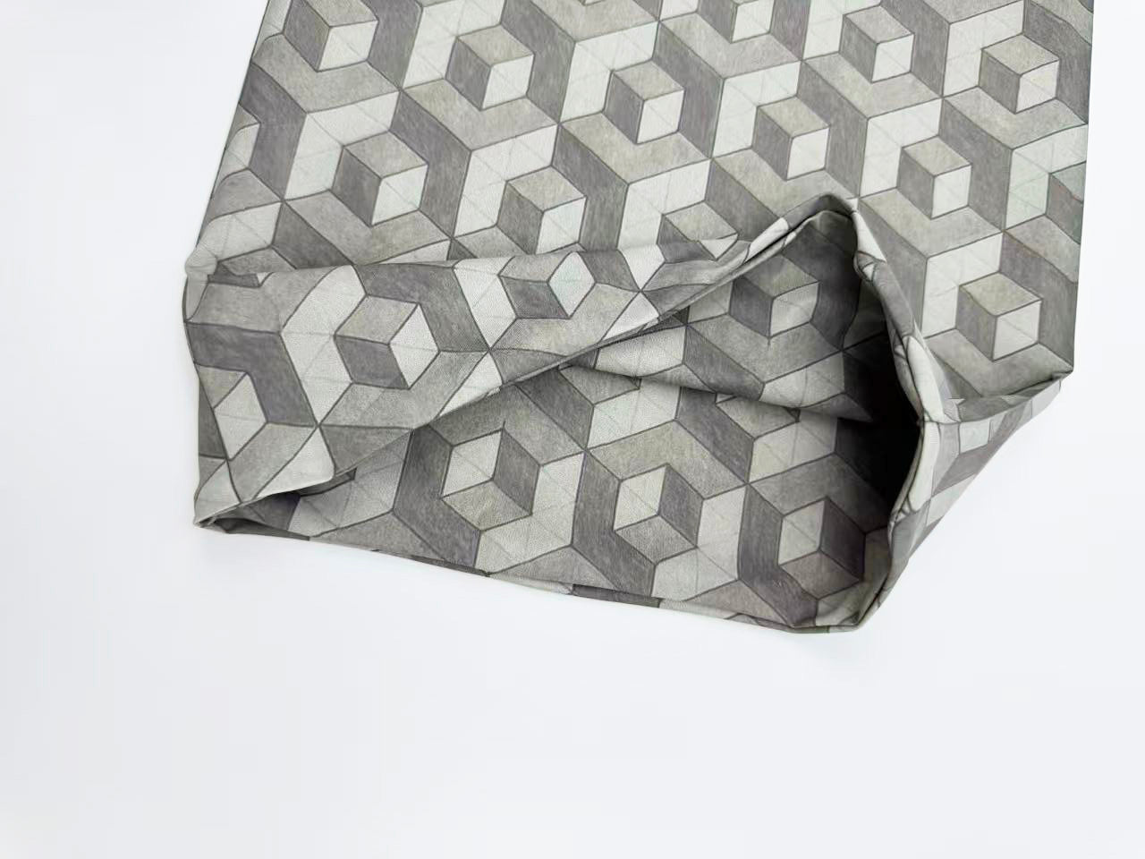 close up of silk touch double layer fabric of level 1001 neckwear