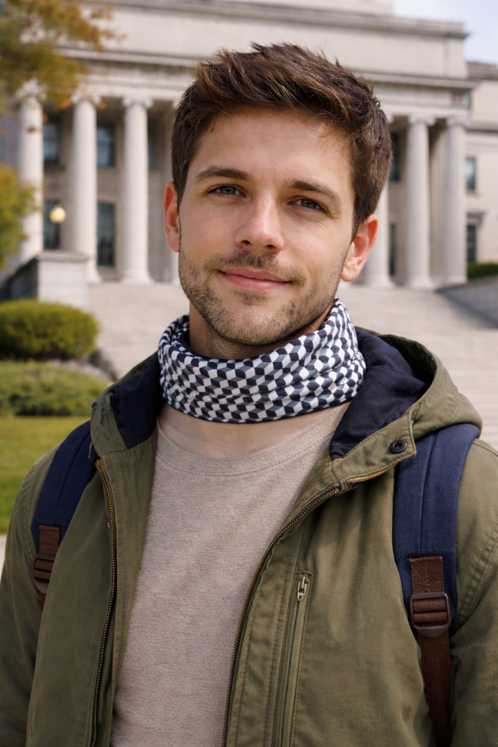 a boy wearing Level 1001 Plato neckwear