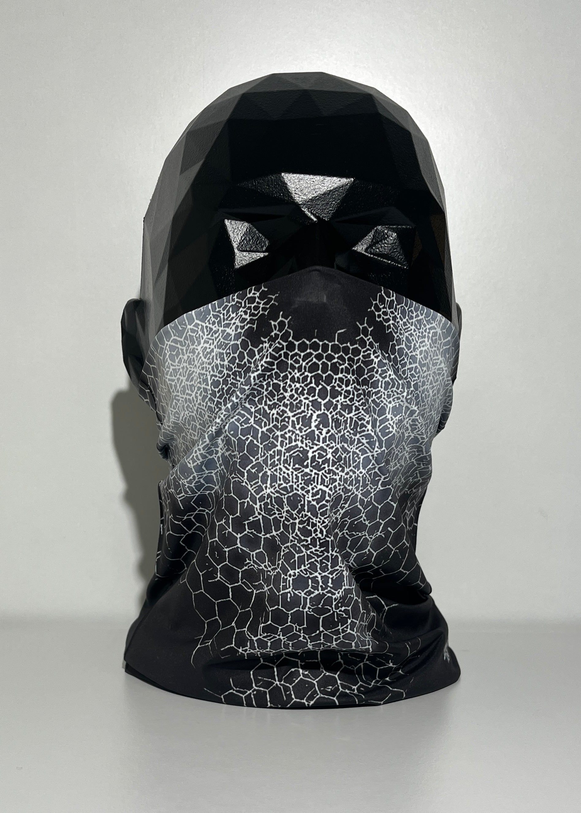 level 0006 model neckwear on mannequin head